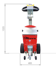 Tireur pousseur électrique Imove 400 - Timon réglable en hauteur et inclinaison - Capacité de traction 700 kg sur terrain plat - STI constructeur_4