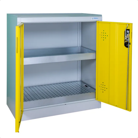 Armoire de sécurité Trionyx - Comptoir 2 portes - Ref AZ110 - Stockage de produits inflammables, corrosifs et toxiques_4