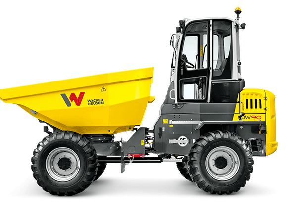 Dw90 dumper sur pneu - wacker neuson - 9000 kg_4