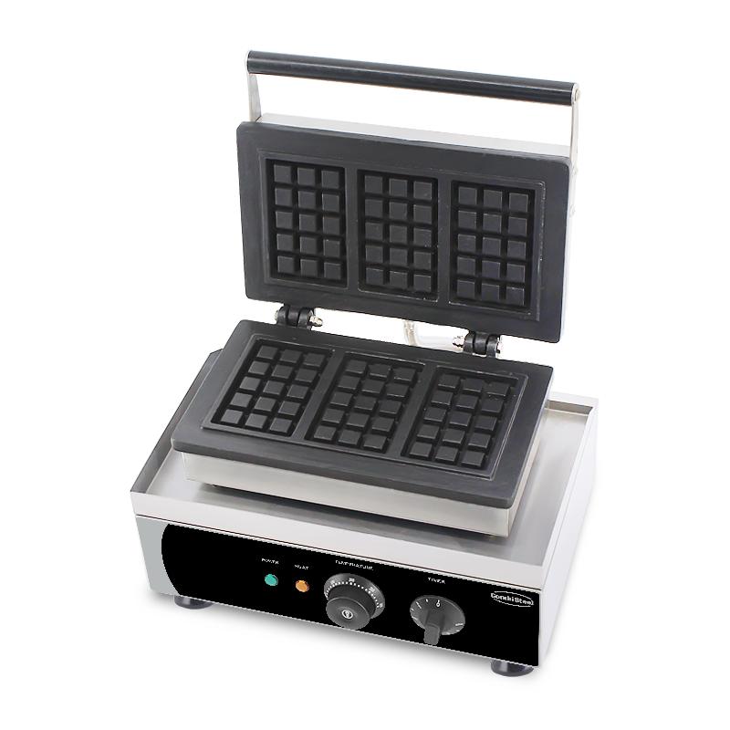 Gaufrier 3pcs gaufre de bruxelles l380 7540.0060 COMBISTEEL_4