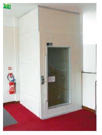 Élévateur CIBES A5000 avec système phonie main libre et asservissement incendie