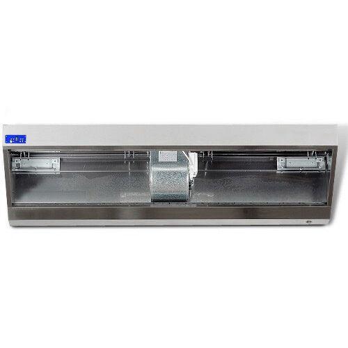 Hotte murale inox 3m avec moteur, régulateur, filtre et éclairage | Profondeur 900 mm_4