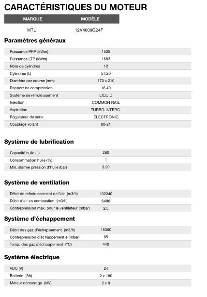 AT-2030 50 Hz triphasé - Groupe électrogène en container Inmesol - 1.464,0 kVA - Moteur MTU - Alternateur Stamford_4