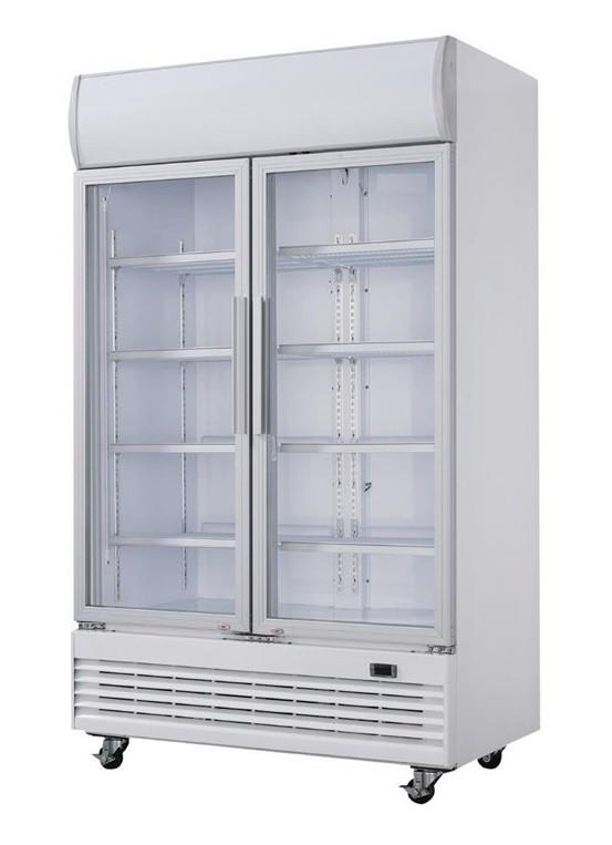 Vitrine réfrigérée 2 portes 950 litres avec roulettes - gaz écologique r290_4