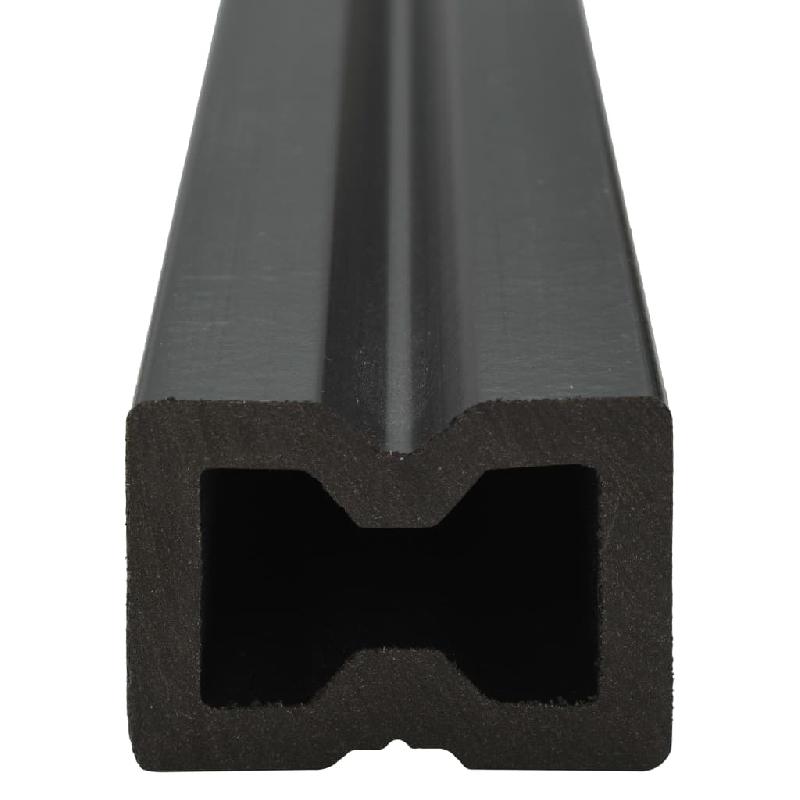 Vidaxl panneaux de terrasse wpc avec accessoires 26m² 2,2m anthracite 274822_4