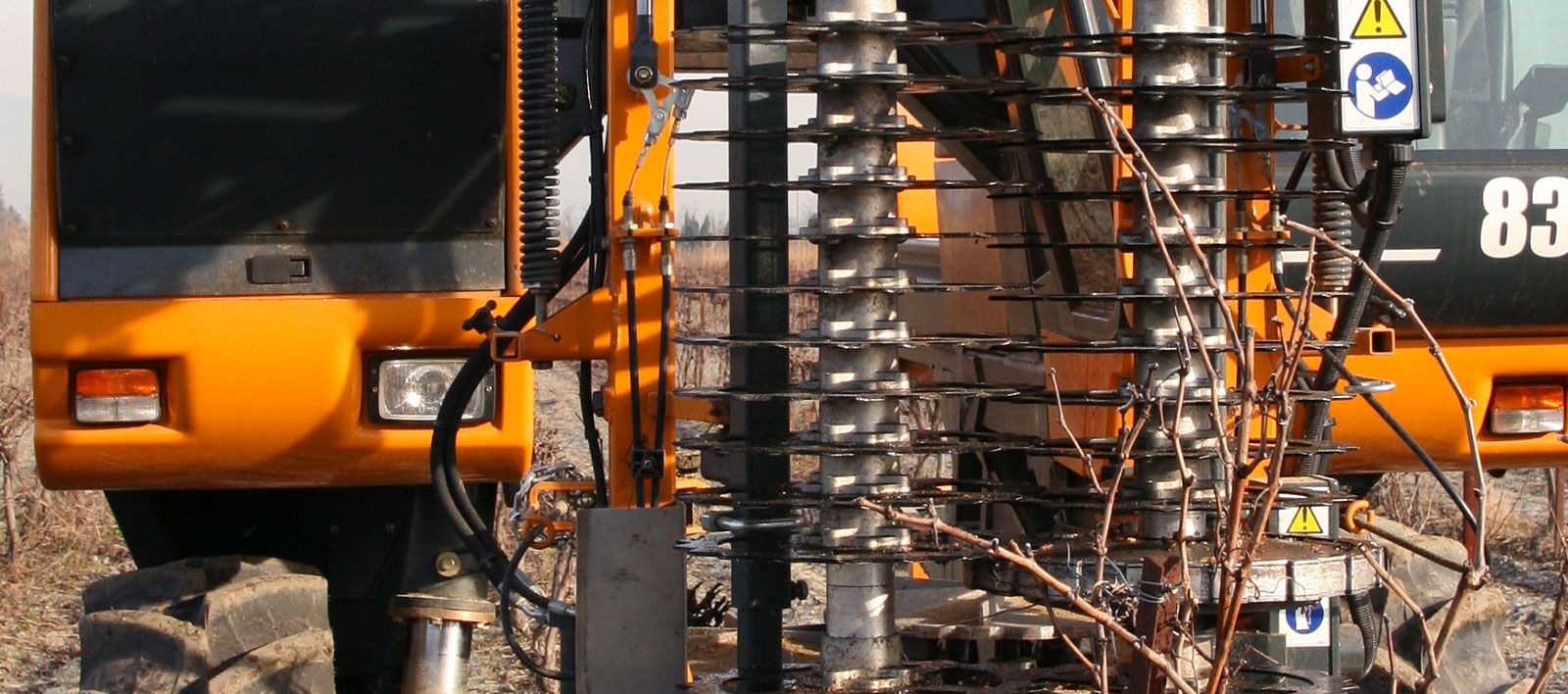 Disco PCD Multiviti - Prétailleuse Pellenc avec 3 à 6 paires de disques biseautés - Écartement 100 mm_4