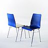 Chaise 109 Ordinaire - empilable par 10 pièces - Meubles Gaille SA - bois multi-couches et acier chromé_4