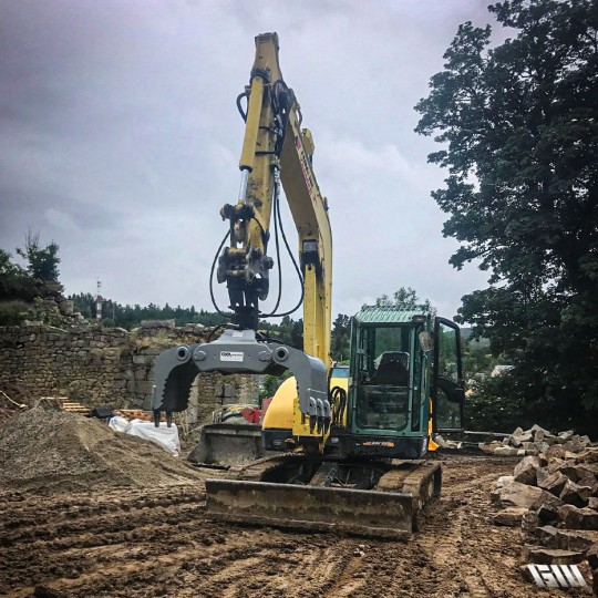 Pince d'enrochement Série GMPMT - Compatible pelle 1.5 à 18 tonnes - Marque GENERAL TP_4