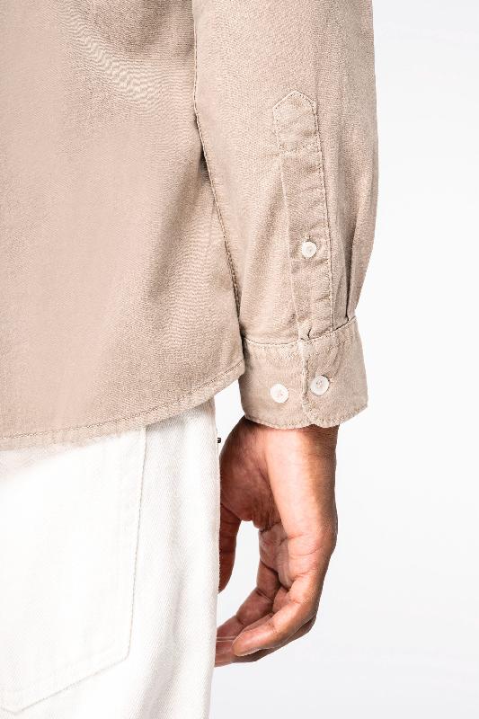 Chemise écoresponsable délavée homme - 100% coton biologique - Réf: NS502 - Marque Native Spirit_4