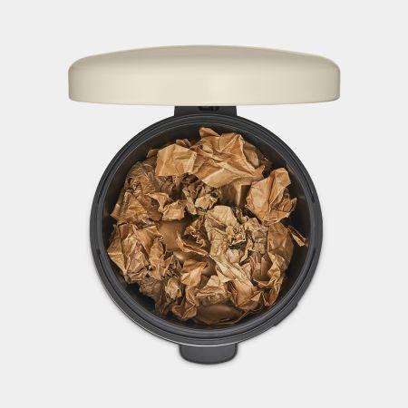 Poubelle à pédale NewIcon 20 litres - Soft Beige Brabantia UGS149948 - Design intemporel, anti-odeurs et système anti-basculement_4
