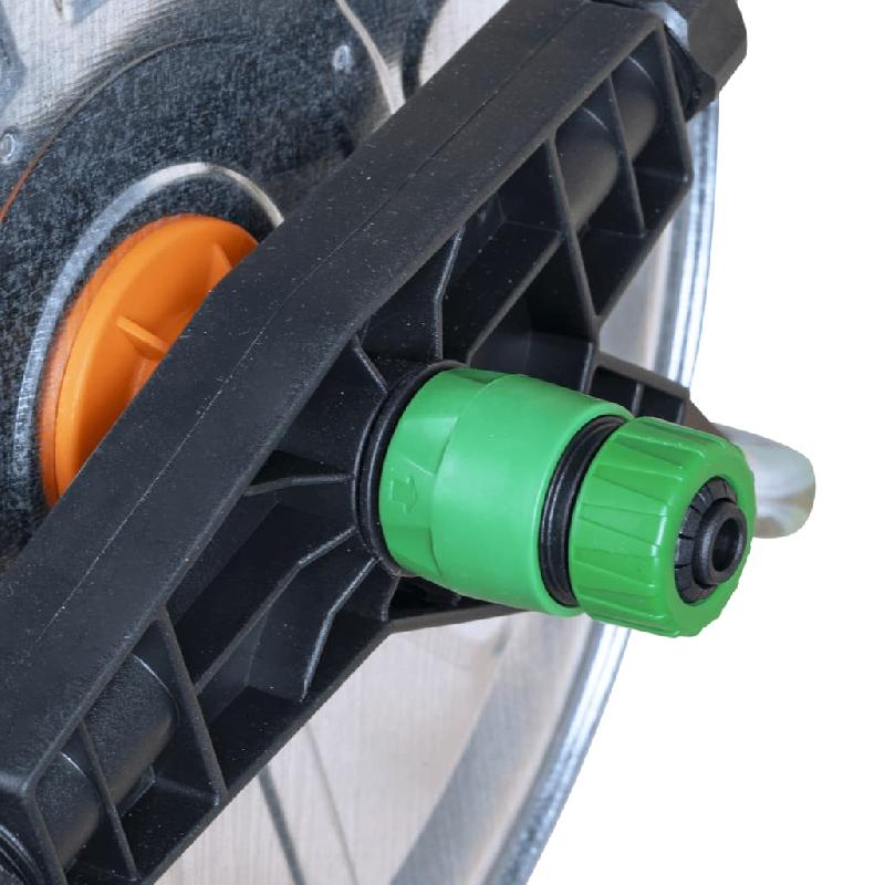 Vidaxl enrouleur de tuyau mural pour tuyau de 50 m 1/2