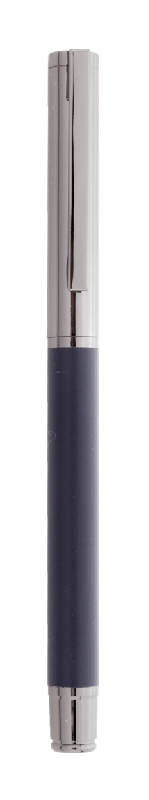 Parure stylos en métal - Stylo à bille et stylo roller - Étui boîte cadeau noir - Encre bleue_4