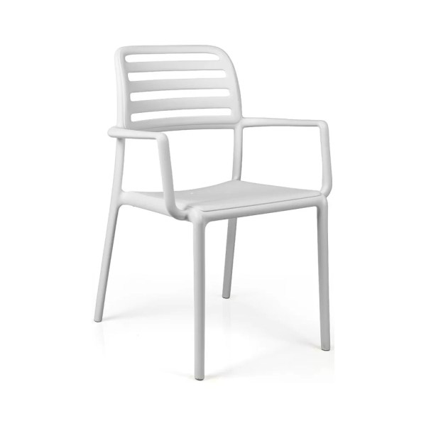 Fauteuil en résine COSTA - Stamp - extérieur, empilable, design moderne_4