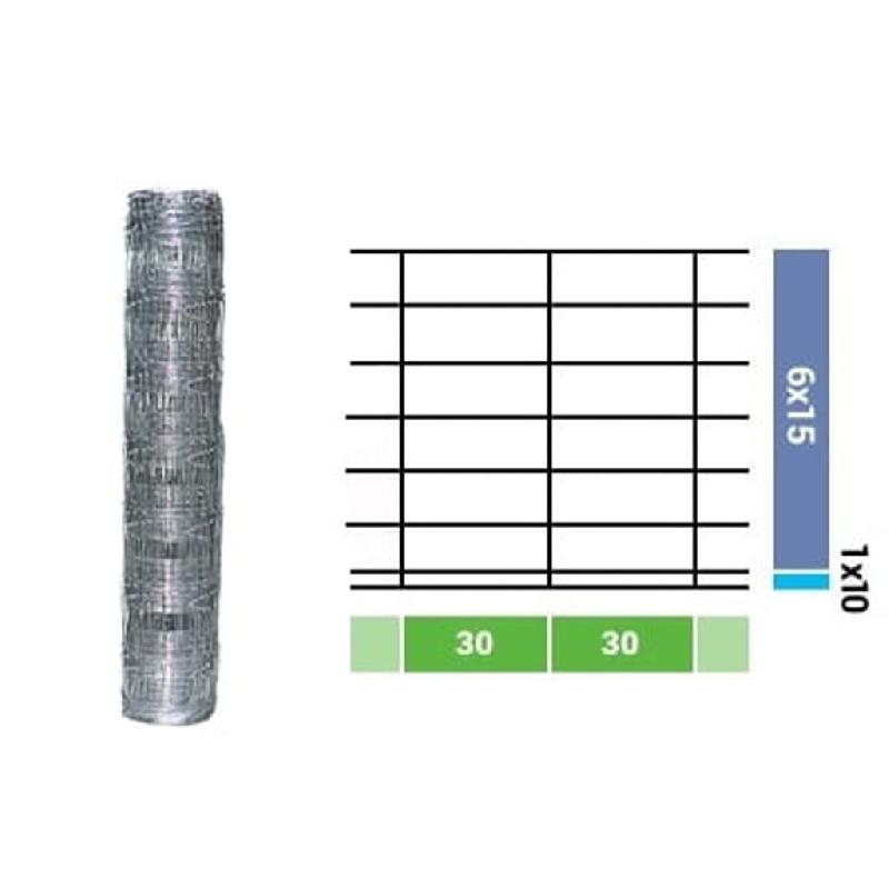Vidaxl clôture de jardin acier galvanisé 50x1 m argenté 149483_4