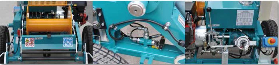 Vm 1000 TA/TAE - Treuil hydraulique pour câbles souterrains - Volta - Tirage max. 1500 daN_4