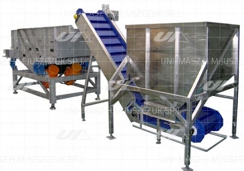 Calibreuse alimentaire vibrante - Uni Masz - pour fruits et légumes congelés avec tamis remplaçables_4