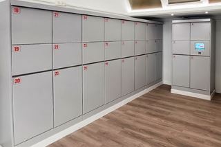 Casiers intelligents pour bagages et valises - H30 Super petit - Accès pratique pour petits objets personnels_5