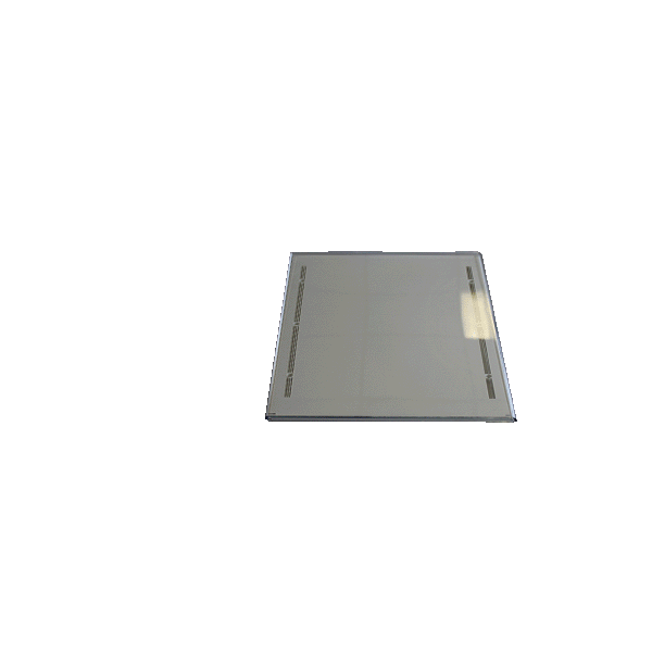Plaque signalétique CristalSign - Slim® 150 x 150 mm extraplate - Réf : 220307 - Encombrement hors tout 157 x 157 x 10 - Arrondi côté 150_4