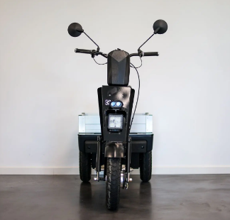 Triporteur électrique compact Cobrane A1 - Caisse aluminium robuste - Charge 100kg - Autonomie 30km_4