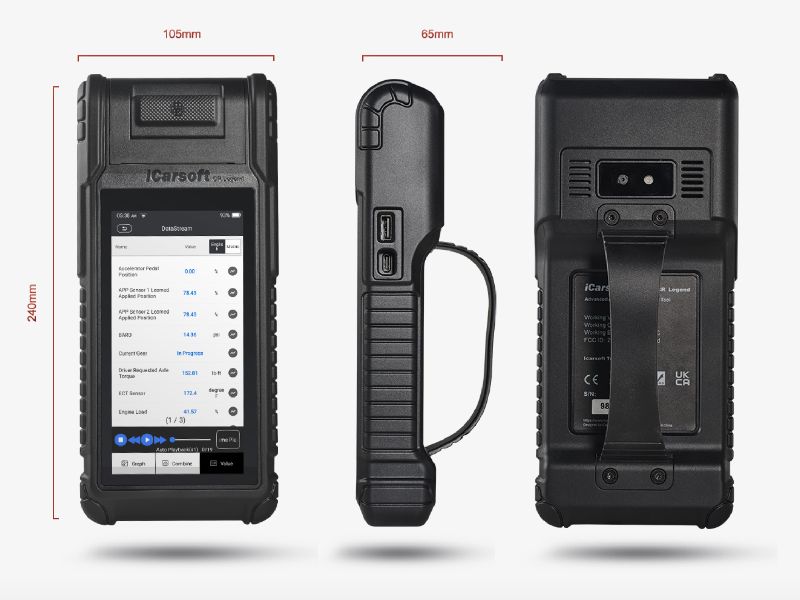 Valise diagnostic automobile multimarques icarsoft cr legend testeur batterie_4