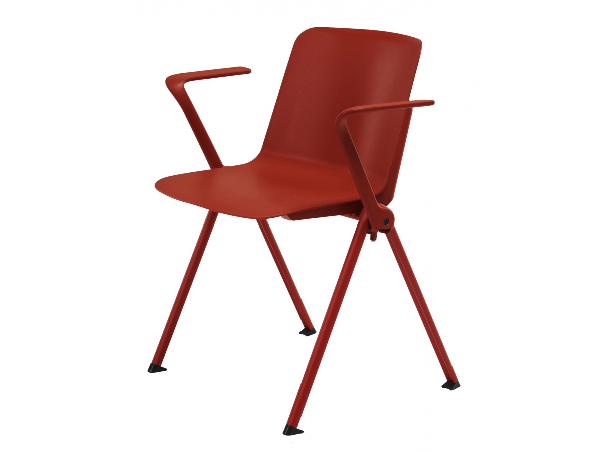 Chaise d'accueil multi-usage MIA - design élégant et moderne, 4 pieds empilables, 3 couleurs disponibles_4