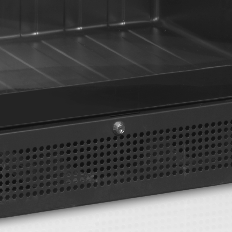 Vitrine réfrigérée noire scu1425 frameless TEFCOLD_4