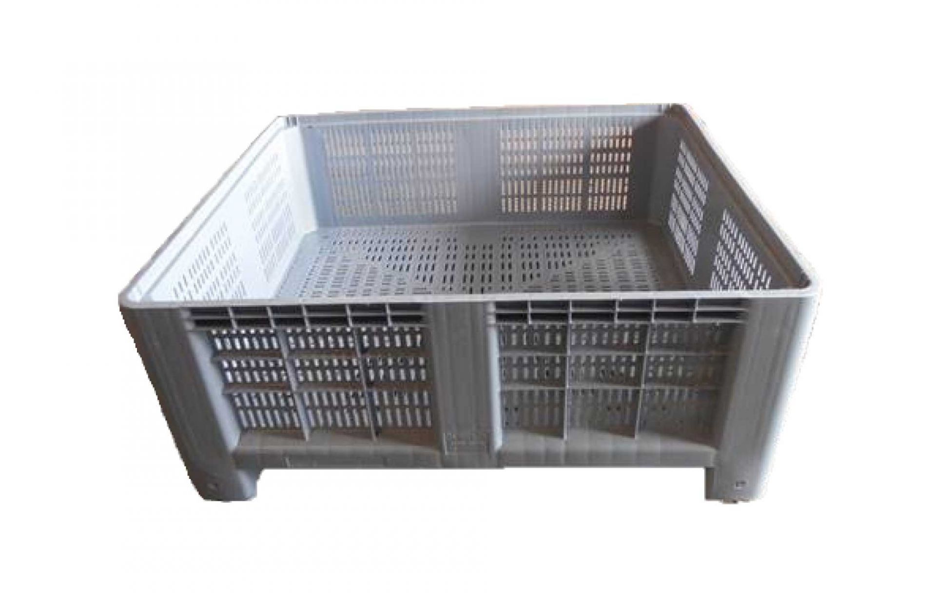 Caisse-palette monobloc étanche en plastique - 120 x 100 cm - Hauteur 90 cm - Capacité 800 litres - Modèle CaissPal Embalogik_4