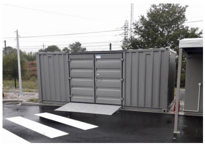 Conteneur de stockage en acier profilé entièrement soudé de 3 mm - recyclerie jouets, articles de sport et loisirs - portes standard ou latérales_4