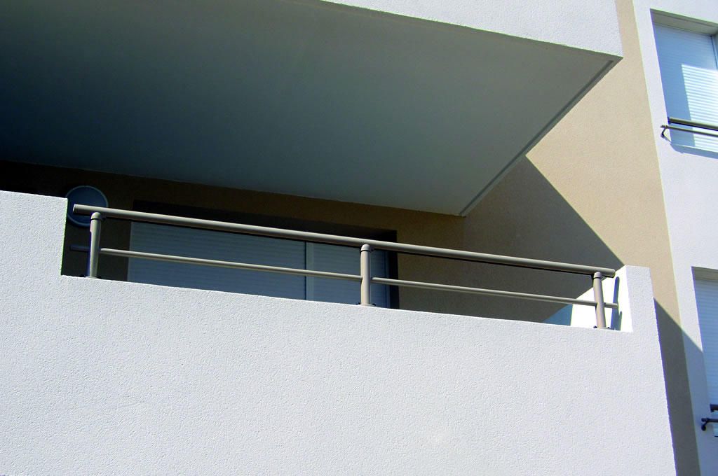 Ariane - Garde-corps en aluminium avec lisses axées - Modèle Horizal à profils ronds_4