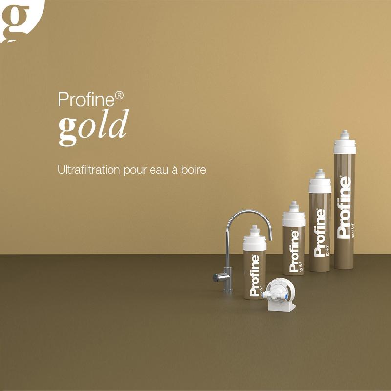 Filtre à eau profine gold medium - cartouche ultra filtration 0.1 microns + charbon actif ions argent_4