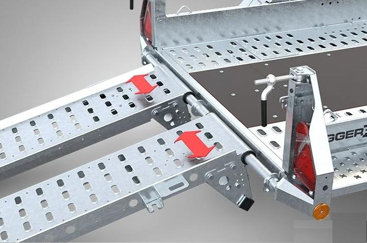 Remorque porte-engins - 3,70 x 1,70m - 3500 kg - brian james digger plant_4