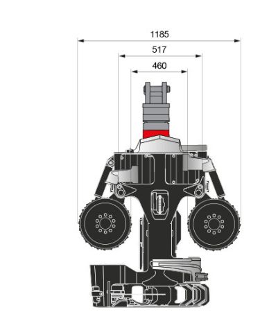 S82 - Tête d'abattage Komatsu - Largeur maximale de 1185 mm - Agile et robuste pour éclaircies denses_4