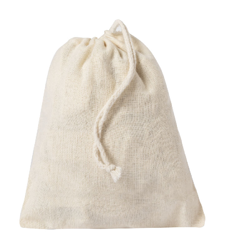 Sac shopping pliable en maille 100% coton - avec anses longues et pochette pliante à cordes - couleur beige_4