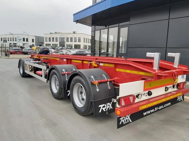 Remorque porte caisson polybenne ptac 19 t / ptac 26_4