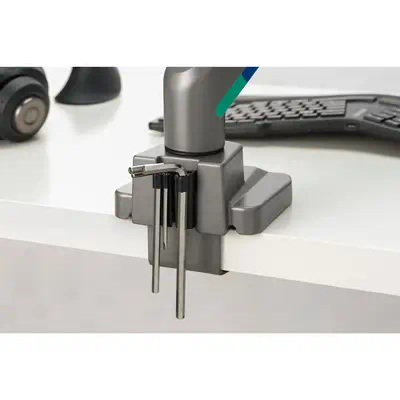 Bras double écran SmartFit avec traverse et poignée_4