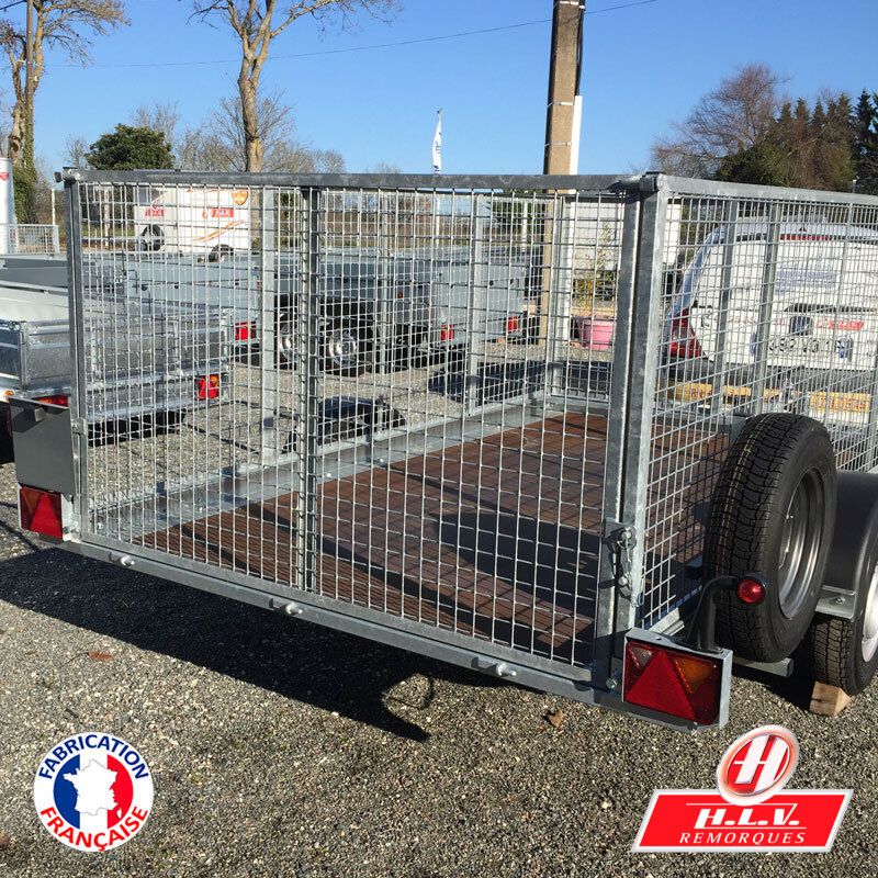 Remorque avec PTAC modulable jusqu’à 1300 kg