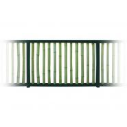 GC3500 barrières urbaines - Urban'NT - acier et bambou avec montants tube carré 70x70mm et remplissage Ø60/70mm_4