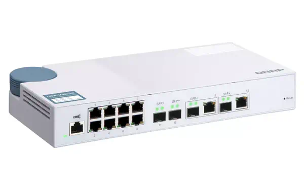 QNAP QSW-M408-2C commutateur réseau Géré L2 10G Ethernet (100/1000/10000) Blanc_4