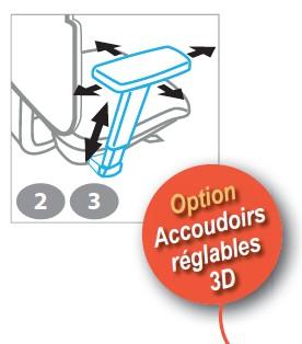 Siège de bureau Wi max avec renfort lombaires - Sokoa - Violet, Réglable 3D, Oui, Sol dur_4