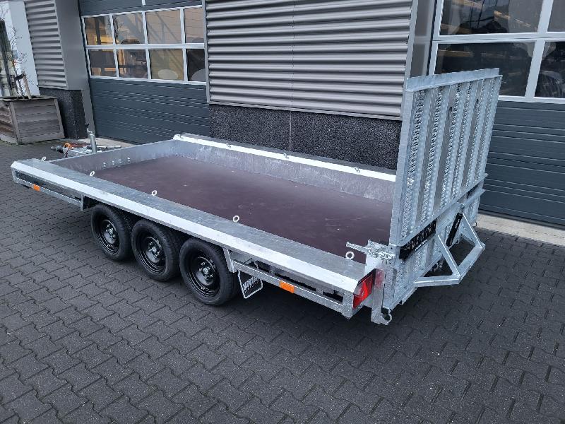 GTM 4m80 x 1m80 Gooseneck porte engin 3 x essieux 1500 kg_4