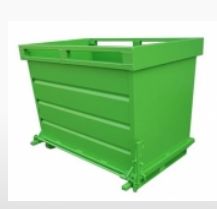 Benne à fond ouvrant 1500L - AL Industrie - Dimensions 1534x1082x1334 mm - Fabrication française_4