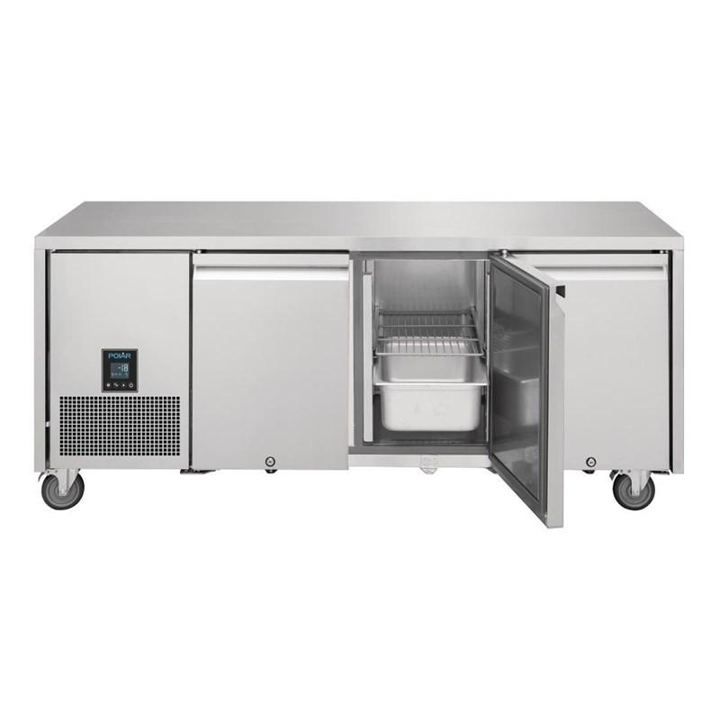 Table réfrigérée négative 3 portes Serie U Premium 420L UA008 Polar_4