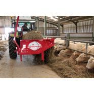 Dérouleuse pailleuse fixe Agrisphere - atelier 3T avec déport 21 cm - moteur hydraulique_4