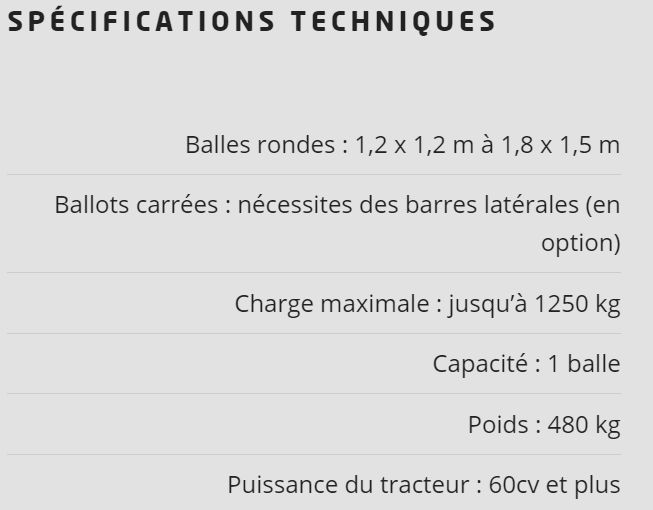 Sl300x dérouleuse à chaîne - hustler equipment - charge maxi. Jusqu’à 1250 kg_4