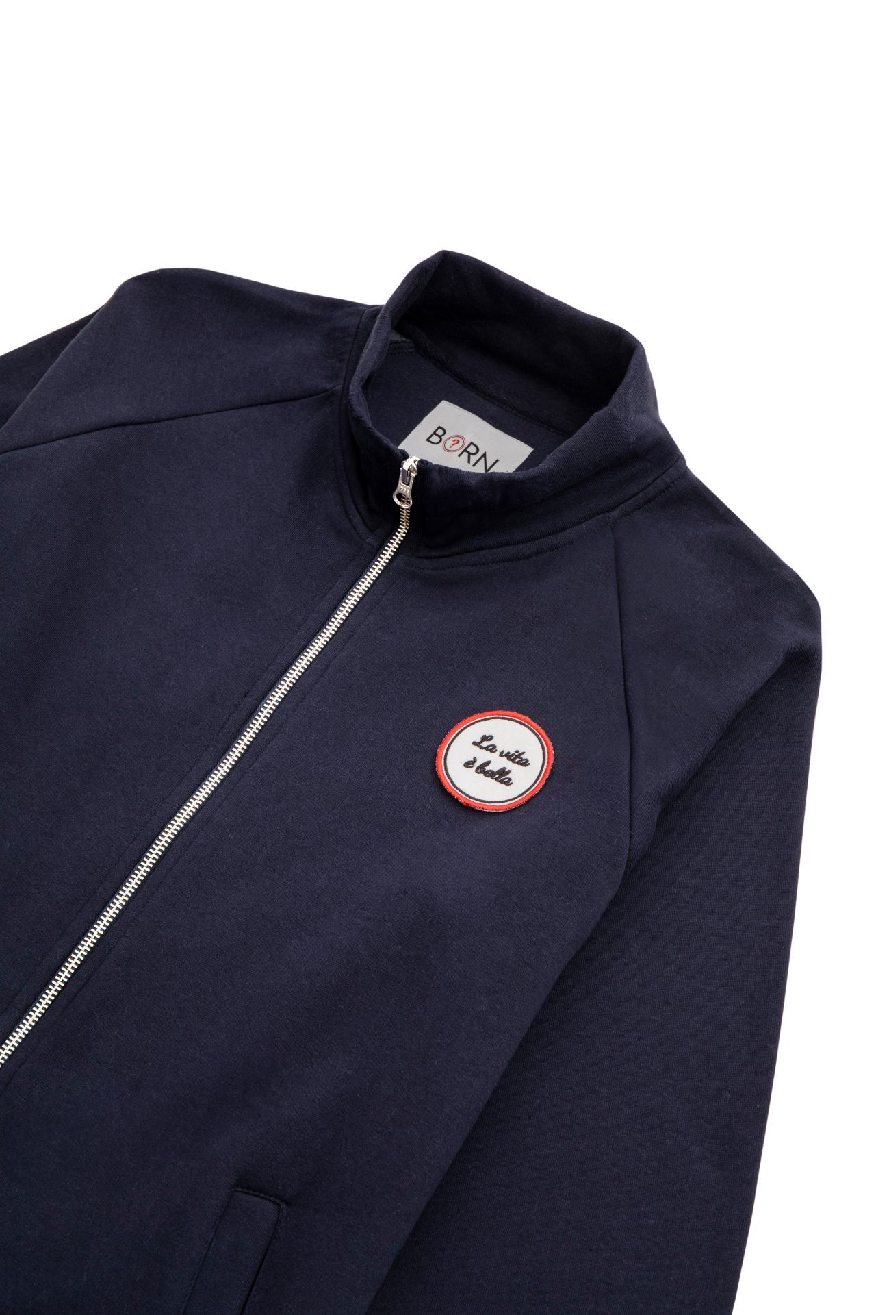 Veste zippée unisexe - Born Collection - Patch à scratch personnalisable - Coton BCI et polyester recyclé_4