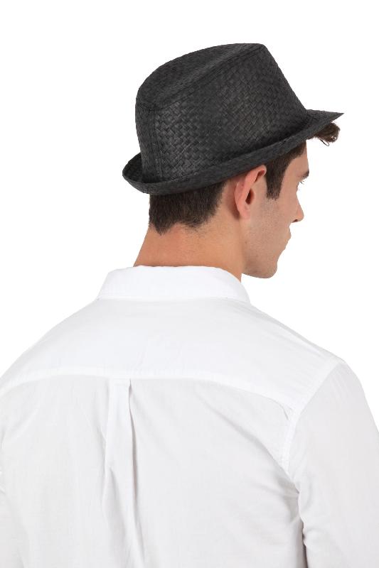 Chapeau de paille style Panama rétro - K-up - 100% fibre végétale - Réf: KP612_4