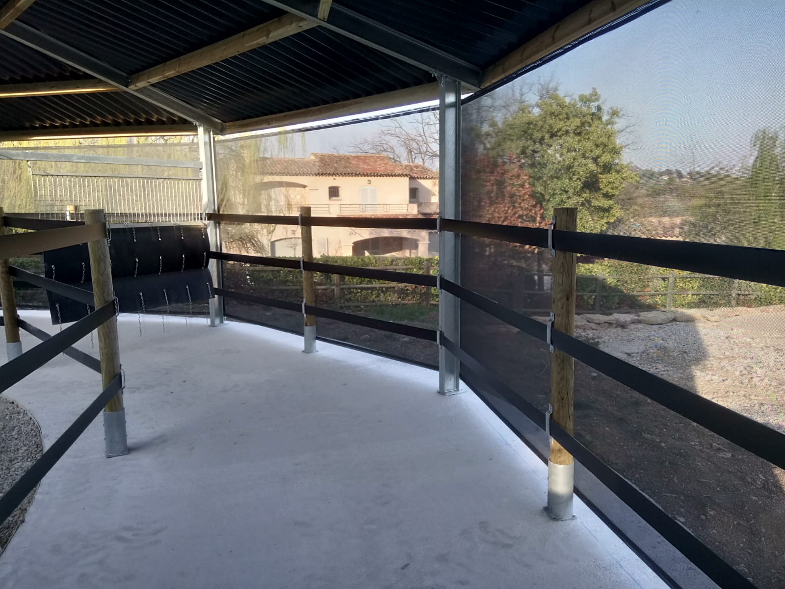 Marcheur pour chevaux version Premium - Structure en IPE acier - 5 mètres de large_4