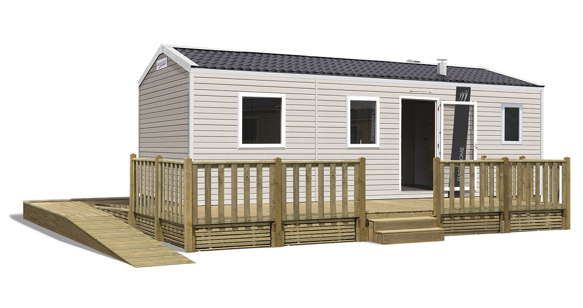 Mobil home lodge 87 / accessible pmr / 2 chambres / 33.10 m² / 4 à 6 personnes / 9 x 4 m_4