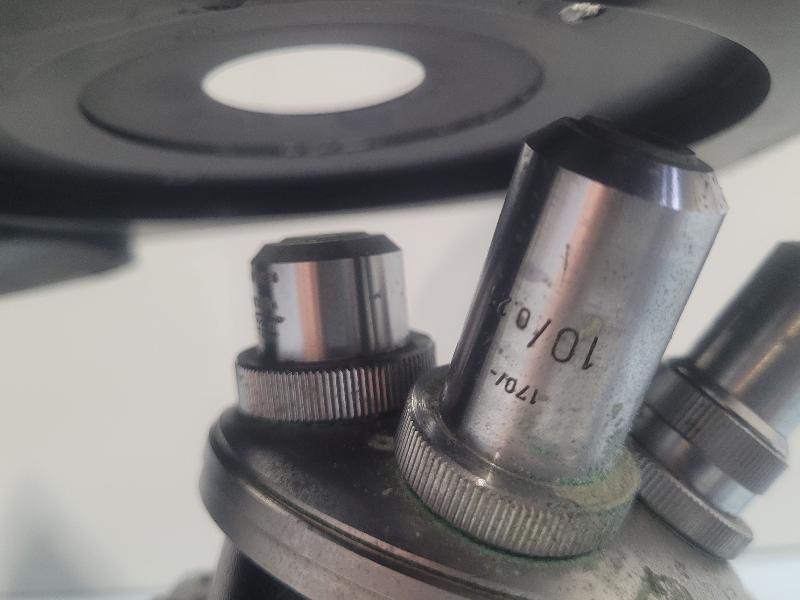 Microscope inversé Leitz Diavert pour pièces détachées_4