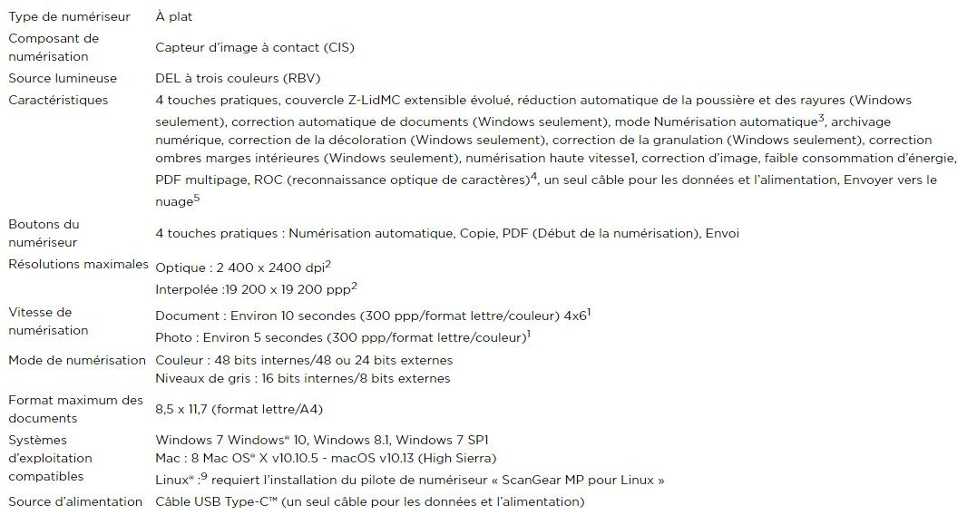 2995c003 - scanner photo - canon france - optique : 2 400 x 2400 dpi2_4